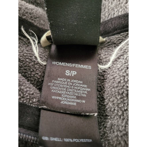 The North Face Womens Pullover Fleece Sweatshirt Gray 1/4 Zip Long Sleev… - Picture 6 of 7